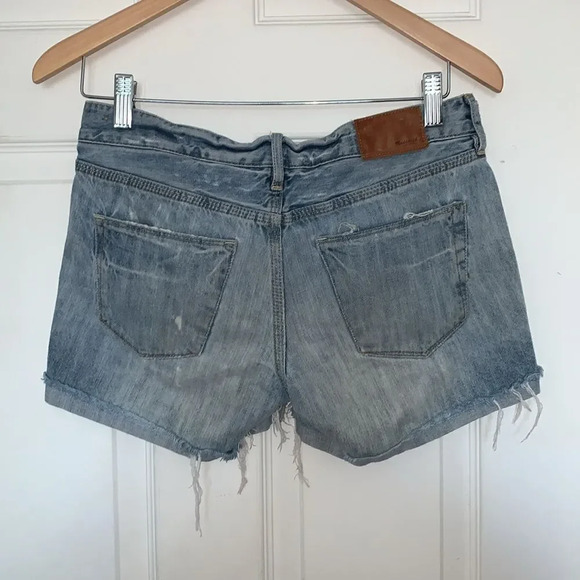 Madewell Distressed Denim Shorts - Picture 2 of 5